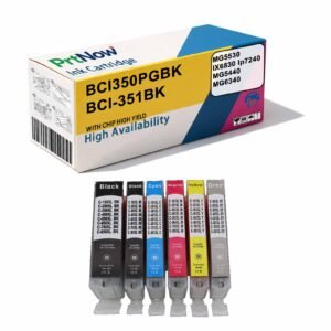 Compatible with Canon CANON BCI-350 351 BCI350 BCI351 Ink Cartridges MG5530 IX6830