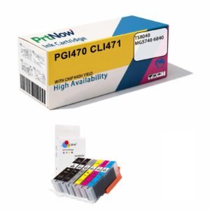 Compatible with Canon TS8040 MG5740 6840 Printer Cartridges Overseas Version PGI470XL CLI471