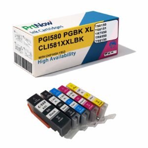 Compatible with Canon CANON PGI-580 PGI580 PGI-580XXL CLI-581 580 581 Ink Cartridges