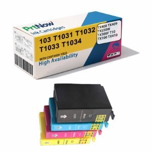 Compatible with Epson EPSON 103 T1031 T1032 T1033 T1034 Ink Cartridges Non-OEM-PrtNow