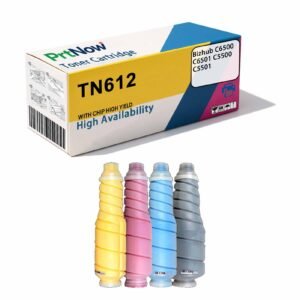 Compatible with Minolta C5501 toner cartridge, Konica Minolta C6501 copier toner, Konica Minolta TN612 toner powder-PrtNow