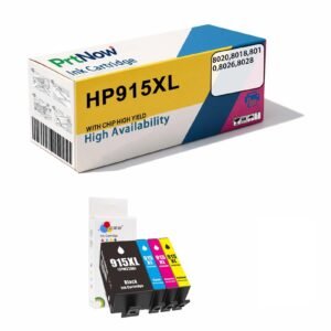 Compatible high-capacity four-color ink cartridge for HP OfficeJet Pro 8020 8018 915XL
