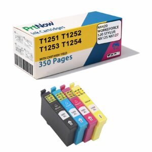 Compatible with Epson EPSON 125 T1251 T1252 T1253 T1254 Ink Cartridges Non-OEM