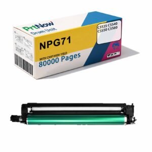 Compatible with NPG71 Canon C5535 Drum Unit, Canon C5540 C5550 C5560 Toner Cartridge, GPR-55 Drum Unit