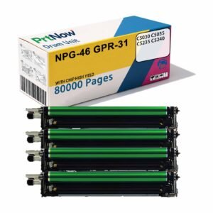Compatible with Canon C5035 Drum Unit, Canon C5030 C5235 C5240 Drum Frame, NPG46 Toner Cartridge, GPR-31