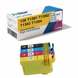 Compatible with EPSON 138 T1381 Ink Cartridge TX320F TX430W NX230 TX230W Printers