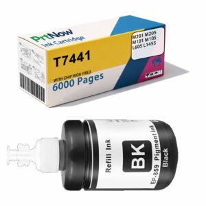 Compatible with Epson T7441 Ink M101 201 Printer Refill Cartridges for L655 L1455 Models Ink T859