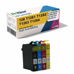 Compatible with Epson EPSON 126 T1261 T1262 T1263 T1264 Ink Cartridges Non-OEM