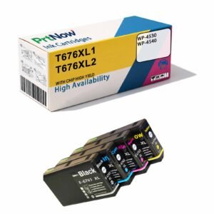 Compatible with Epson Epson 676XL T6761 T6761XL T6762 T676 Printer Ink Cartridges