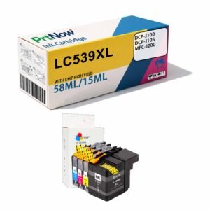 Compatible with Brother LC539XL LC535XL ink cartridge, DCP-J100 DCP-J105 MFC-J200 printer