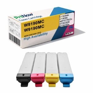 Compatible with HP W9190MC toner cartridge E77822z, E77825 printer ink cartridge, E77830dn drum unit and developer unit