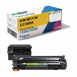Compatible with HP M1136 toner cartridge CC388A, refillable for HP LaserJet M1136 Laser Printer drum-PrtNow