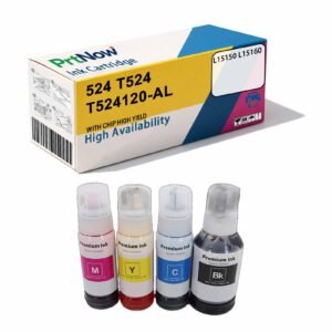 Compatible with EPSON 524 T524 Ink Cartridge L6490/L15150/L15160 Printer Ink