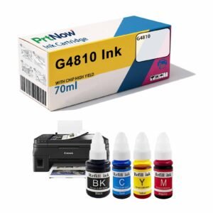 Suitable for Canon G4810 Ink GI-890 Black and Color Ink G4810 Inkjet Continuous Ink Supply Printer Non-OEM