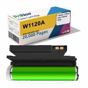 Compatible with HP 120A toner cartridge, 150A drum unit, 178nw imaging drum, 179fnw imaging unit, HP W1120A-PrtNow