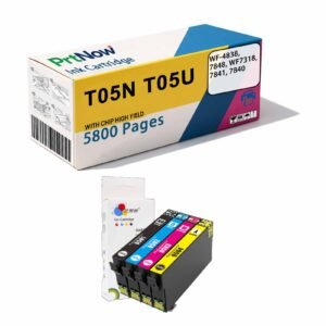 Compatible with Epson WF-4838, 7848, WF7318, 7841, 7840 printers T05N, T05U ink cartridges