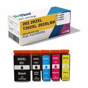 Compatible with EPSON 202XL T202 T202XL Ink Cartridge for XP-6000 XP-6105 Printer Ink Cartridge
