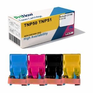 Compatible Konica Minolta TNP50 toner cartridge Bizhub C3100 C3110 toner powder Konica Minolta TNP51 ink powder-PrtNow