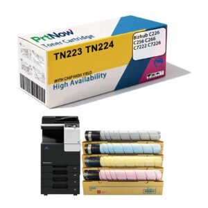 Compatible with Konica Minolta TN223 toner bizhub C226 C7222 C266 C256 7226 Copiers TN224-PrtNow