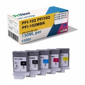 Compatible with Canon PFI-102 Ink Cartridge IPF-500 IPF510 610 700 710 705 750 Plotter