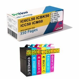 Compatible with Epson EPSON IC6CL50 ICBK50 IC50 Ink Cartridge PMA820 A840 A920-PrtNow