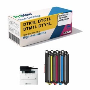 Compatible with Delyi DCM24ADN toner cartridge, CP2400dn ink cartridge, CM2400ADN color printer toner drum, DTK1L drum-PrtNow