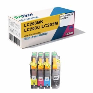 Suitable for Brother LC201 LC203 Ink Cartridge for MFC-J5620DW J5720DW Printer Ink Cartridge