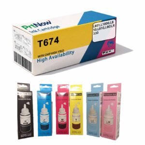 Compatible with Epson 674 Ink Tank System 6-color Ink L801 L1800 L850 L810 L805 R330
