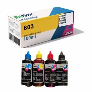 ABS Compatible HP DJ2130 2132 Canon TS3380 TS3180 Universal Ink Continuous Ink Supply System Ink Cartridge Ink-PrtNow