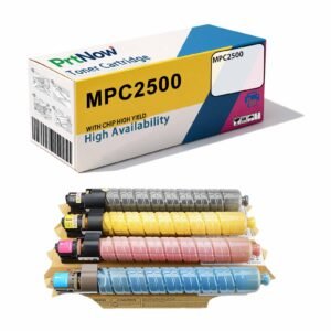 Compatible with Ricoh MPC2500 toner cartridge, toner 3000, color toner drum, ink cartridge, black type toner cartridge.-PrtNow