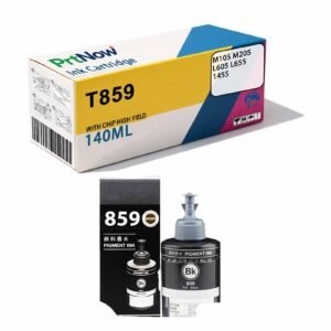 Suitable for Epson T859 Ink Cartridges M105/M205/L605/L655/1455 Printers Black Pigment Ink