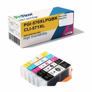 Compatible Canon PGI-570XLPGBK CLI-571XL Ink Cartridge for MG5750 MG5751 Printer Ink Cartridge