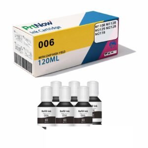 Compatible with Epson 006 Ink Cartridge M1108/M1128/M2129/M2128/M2118 Pigment Ink