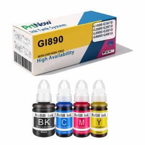 Suitable for Canon G3800 G2810 G1810 Ink Tank System Refillable Printer Ink GI-890 Continuous Ink Supply System Ink