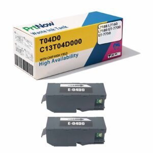 Compatible with Epson T04D0 Waste Ink Tank C13T04D000 Maintenance Box L7188 L7160 L7180 Waste Ink Cartridge