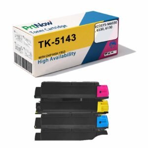 Compatible with Kyocera TK-5143 toner cartridge, Kyocera ECOSYS-M6030 color ink cartridge, 6530, 6130