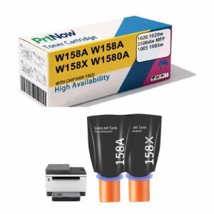 Compatible with W158A HP 2606 Ink Cartridge, 1005w Smart Flash Ink Tank, 2506dw Ink Powder Tank, 1020 toner powder