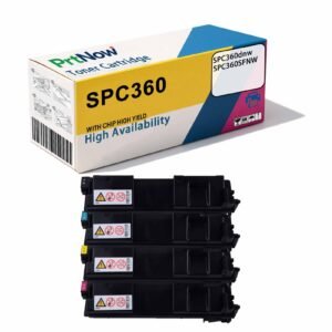 Tianren Compatible Ricoh SPC360dnw Drum SP C360SFNW Toner Cartridge SP C360C Type Ink Powder Cartridge Color
