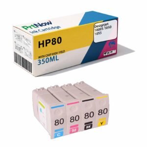 Compatible with HP80 Ink Cartridge, HP Designjet 1000S 1050 1055 Printer Ink Cartridge