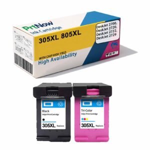 Compatible with HP 305XL 805XL Ink Cartridges for DeskJet 2700 2720 2722 2729 Printers-PrtNow