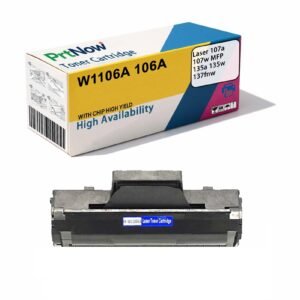 Compatible with HP W1106A 106A toner cartridge, HP 107a/107w/MFP 135a/135w/137fnw toner cartridge-PrtNow