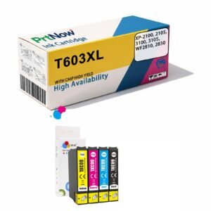 Compatible with Epson T603XL Ink Cartridge for XP-2100, 2105, 3100, 3105, WF2810, 2830 Printers