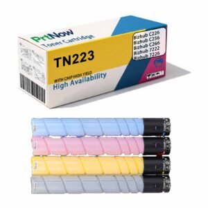 Compatible with Konica Minolta TN223 toner cartridge for Bizhub C226/256/266/7222/7226-PrtNow