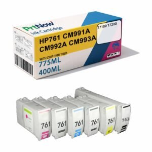 Compatible with HP 761 Ink Cartridge HP T7100 T7200 Printer Ink Cartridge CM991A CM992A