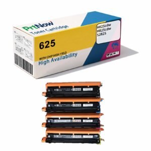 Compatible with Dell H625cdw toner cartridge, H825cdw printer toner cartridge, S2825 drum unit and drum frame