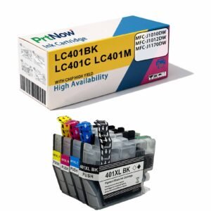 Compatible Brother LC401XL MFC-J1010DW J1012DW J1170DW Printer Ink Cartridge LC401