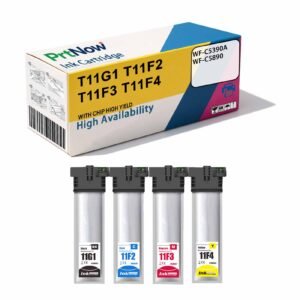 Compatible with Epson WF-C5390a C5890 Printer Ink Pack T11G1 T11F C13T11G100 Ink Cartridge