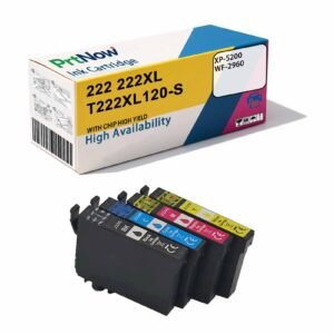 Compatible with Epson EPSON XP-5200 WF-2960 Printer Ink Cartridge 222XL T222XL120-S-PrtNow