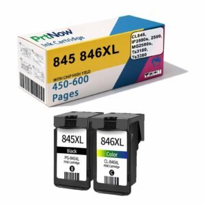 845s Compatible with Canon CL846, IP2880s, 2500, MG2580s, Continuous Ink Supply System ts3180, ts3380-PrtNow