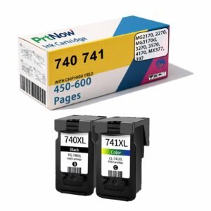 Compatible with Canon PG740 Black CL741 Color Ink Cartridges MG2170 2270 MG3170d 3270 3570